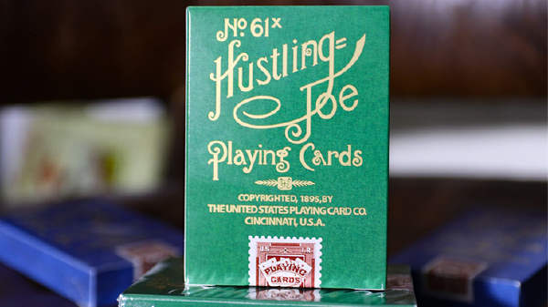 LIMITED Limited Edition Hustling Joe Frog Back Green Box Playing Cards 